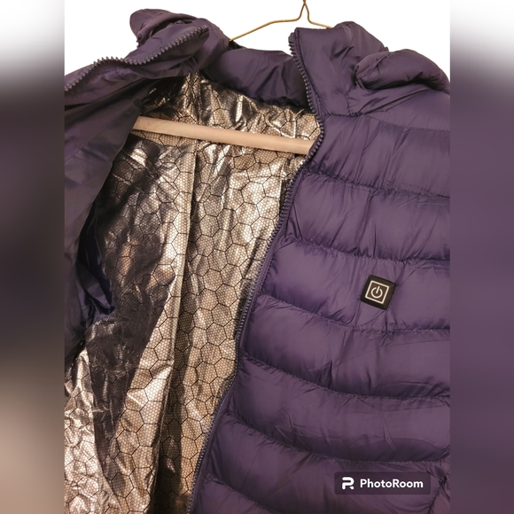 Heated Puffer Jacket Medium - Picture 3 of 3